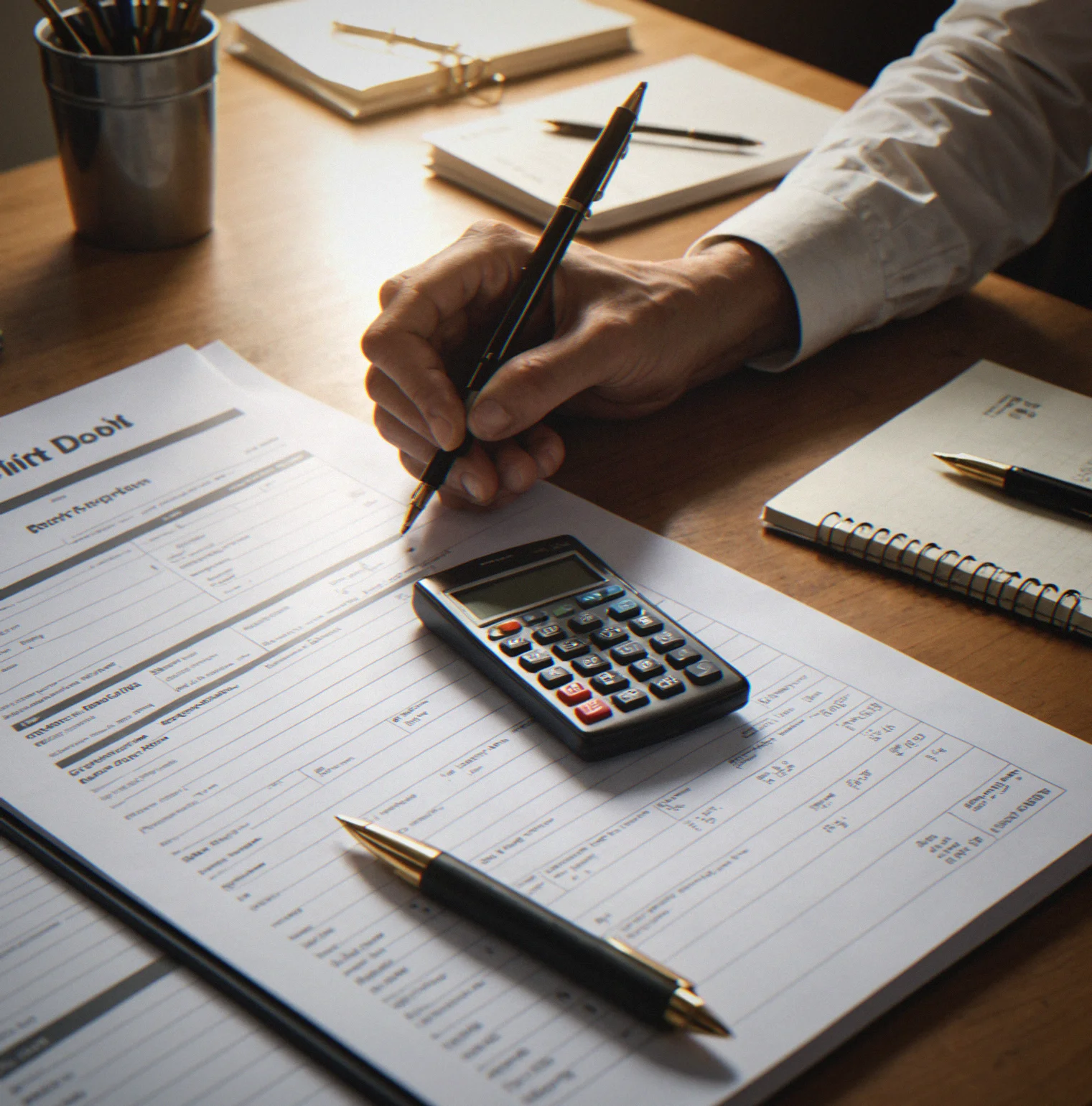 Your debt position with all outstanding loans listed including interest rates when they're due and refinancing choices